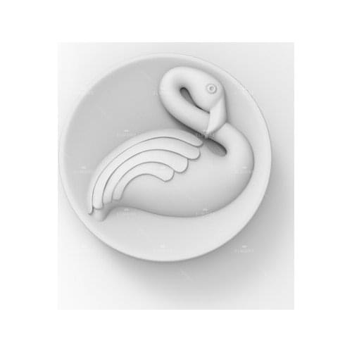 Silicone Mold DIY Handmade Soap Flamingo Mould Sugar Baking Chocolate Fragrance Film Molds Food Grade Molds Aroma Stone Molds