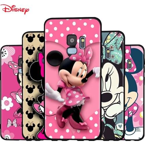 Silicone Cover Disney Minnie Mouse For Samsung Galaxy A9 A8 A7 A6 A6S A8S Plus A5 A3 A02 Star 2018 2017 Phone Case