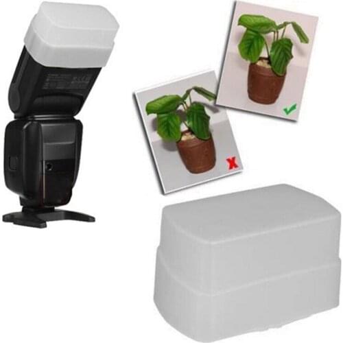 Camera Photo Softbox Flash Diffuser Soft Cap Box For Canon Speedlite 580EX II Yongnuo YN560