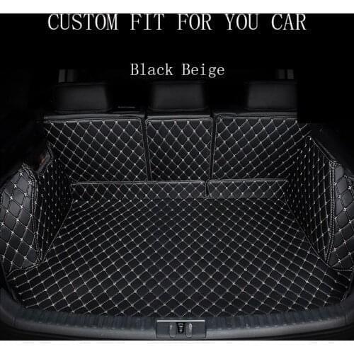 Special custom made Car trunk mats cargo Liner for BMW 3/4/5/6/7 Series GT M3 X1 X4 X5 X6 Z4 6D leather Anti-slip car-styling ca