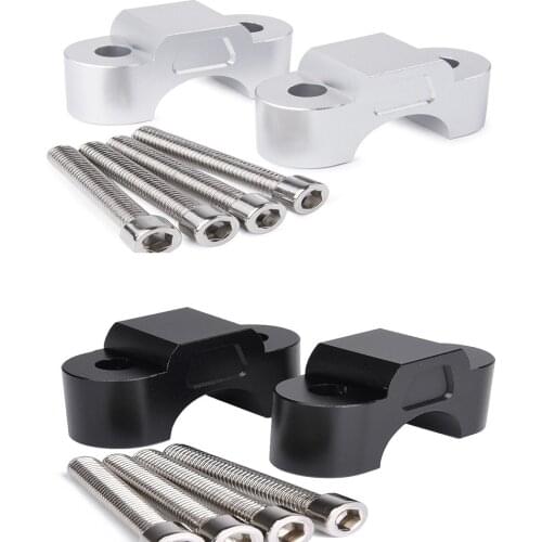 2Pcs Aluminum Motorcycle 28mm Handlebar Riser Handle Bar Clamp For Honda Xadv X-ADV X ADV 750 XADV750 2017-2018 Handlebar Raiser