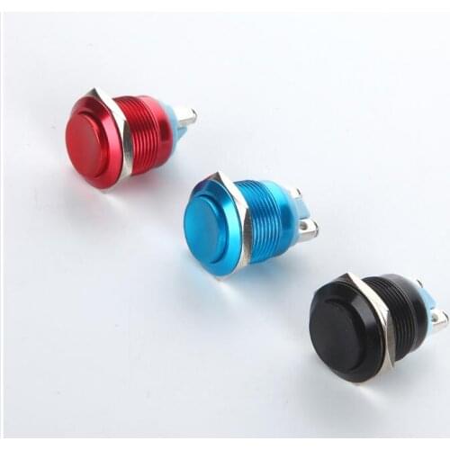 3pcs 19mm Meta Momentary Push Button Switch