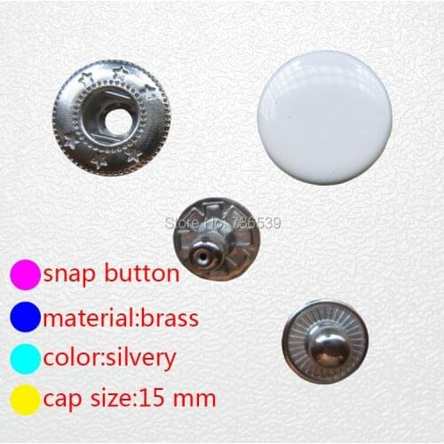 FREE SHIPPING 100sets+installation tools 15mm#831 Spring Snap button copper snap rivet. Clothing & Accessories Snap Buttons