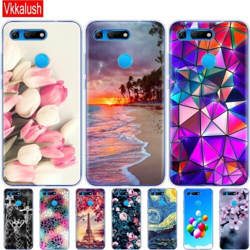 Case for Huawei Honor View 20 V20 Case TPU Funda Soft Silicon Cover For Honor V20 Capa Cute Animal pattern Silicon Phone shell