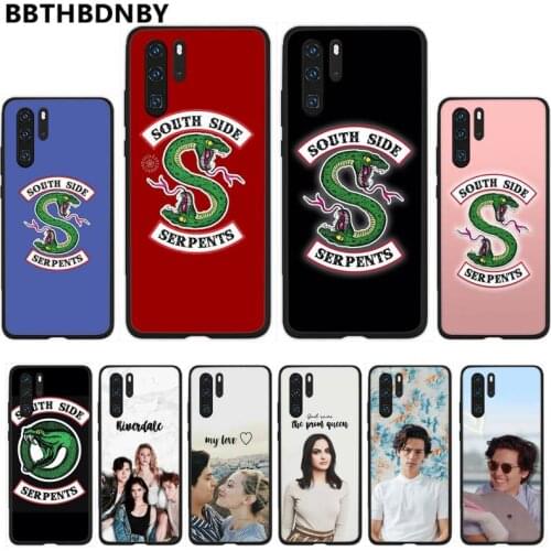American TV Riverdale Southside Serpent Phone Case For Huawei Y5 Y6 II Y7 Y9 PRIME 2018 2019 NOVA3E P20 PRO P10 Honor 10