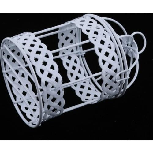 Rustic Romantic Iron Frame Birdcage Shape Succulent Pot ing Pot 7.5cm