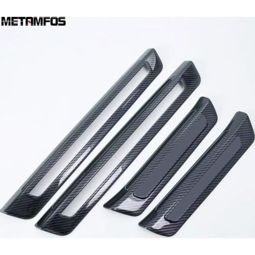 For Audi Q5 2018 2019 2020 Stainless Steel Exterior Door Sill Strip Scuff Guard Plate Protection Sticker Accessories Car Styling