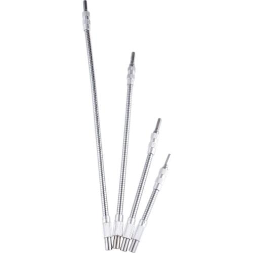 DRELD Electronic Drill 1/4" Hex Flexible Shaft Screwdriver Extension Bit Holder Flex Screwdriver Extension Adapter 15/20/30/40cm