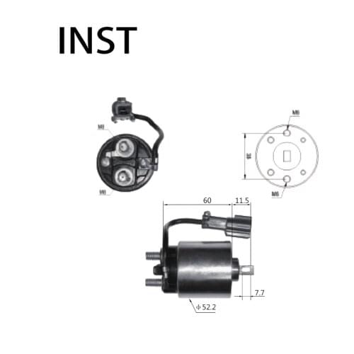 ELECTROMAGNETIC SWTICH SOLENOID FOR 12V 2.5KW 2114-47612 23343-31000 23343-70Y00 719 211467605 211467610 211474612