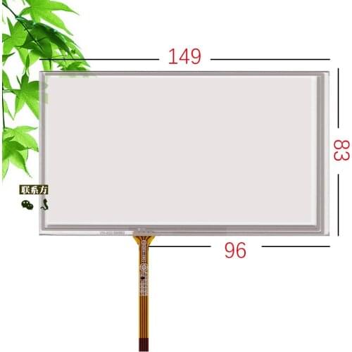 New original 6.0'' inch 6.1'' inch touch screen handwritten memory card Cascades Ouhua A061VW01 V0 navigation 149*83