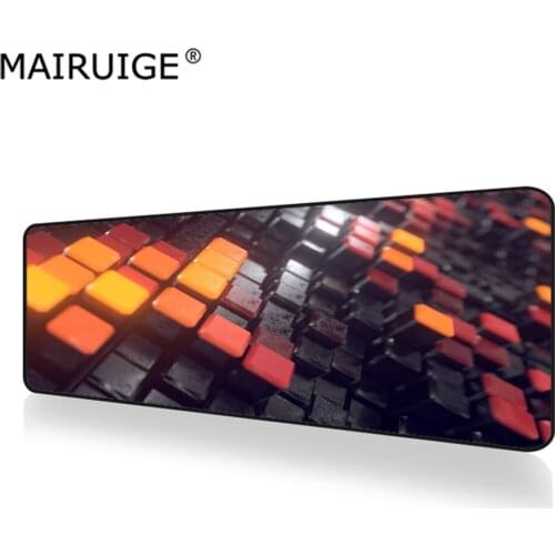 Mouse Pad 90x40/80x30cm Black Geometric Rhombus Abstract 3D Big DIY Custom Game PC Game Custom Desktop Pad Gamer Mousepad XXL