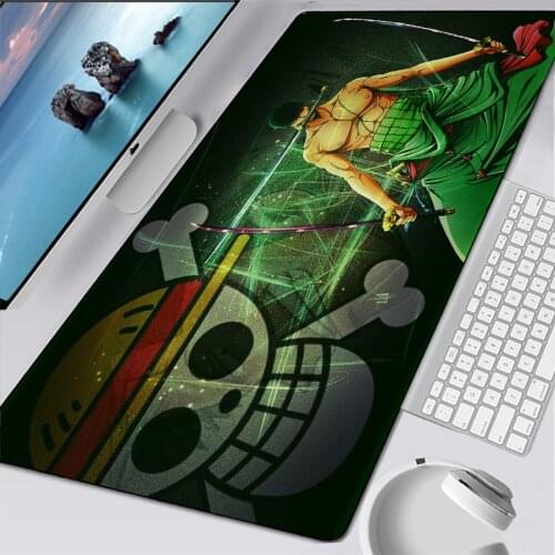 Anime Roronoa zoro Mouse Pad Game laptop Mouse Mat Large Gaming Mouse pad large keyboard mouse pad office desk manga mouse pad