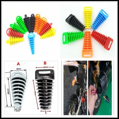 New Motorcycle Exhaust Plug Wash protector for KTM SMC SMCR EnduRo R MCR Duke 640 LC4 Supermoto 990 AdventuRe 990