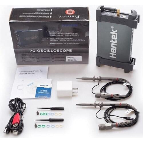 NEW Osciloscopio Hantek IDSO1070A 70MHz Bandwidth Oscilloscope support Android/Windows