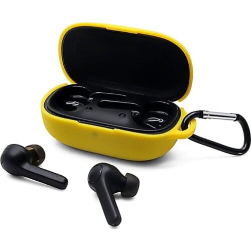 Clamshell Opening Anti-shock Flexible Silicone Cover Protective Case Full Shell for-Anker -Soundcore Life P2 Earphone