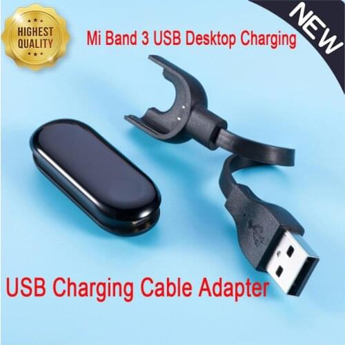 Charger Wire For Mi Band 3 Smart Wristband Bracelet For Mi band 3 Charging Cable Miband 3 USB Desktop Charger Adapter Wire Cable