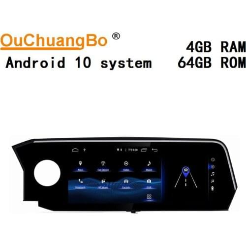 Ouchuangbo radio recorder for ES 200 ES250 ES300 ES350 ES300h ES350h with Android 10 system 12.3 inch 4GB+64GB