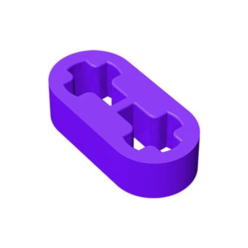 BuildMOC Compatible Assembles Particles 41677 1x2 For Building Blocks Parts DIY LOGO Educational Creative gift Toys