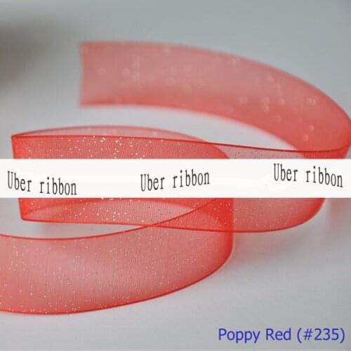 IuBuFiGo ribbon 1-1/4" (32mm) Organza Silver Metallic Ribbon Sheer Glitter Print Ribbon Hair Bow DIY 100 yard/lot Free shipping