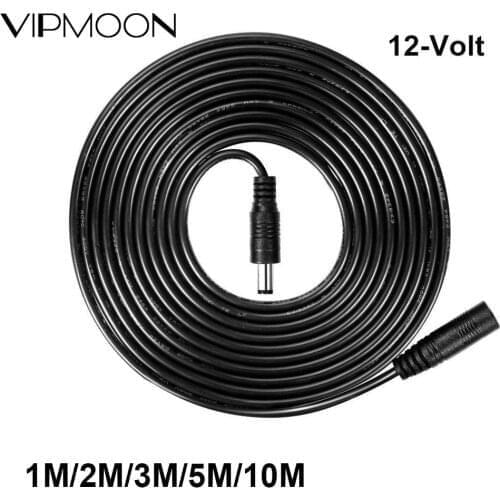 12V DC Extension Cable 5.5*2.1mm Male Female Power Cord 1m 2m 3m 5M 10M DC connector For LED Strip Light Adapter CCTV Camera