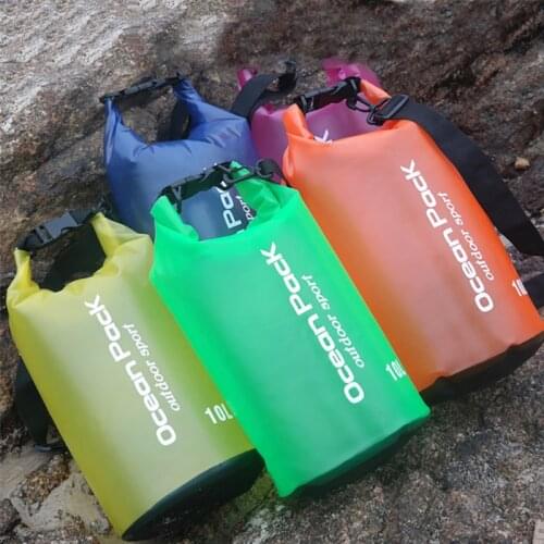 Outdoor 2L 5L 10L 15L Waterproof Dry Bag Pack Sack Swimming Rafting Kayak River Canoeing Trekking Floating Sailing Waterproof