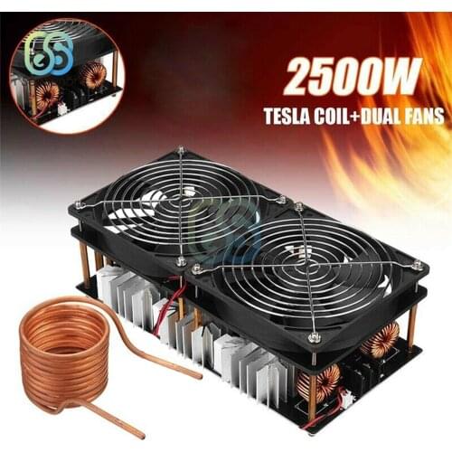 1800W 2000W 50A ZVS Low Voltage Induction Heating Board Power Supply Module Flyback Driver Heater Tesla Coil Heaters