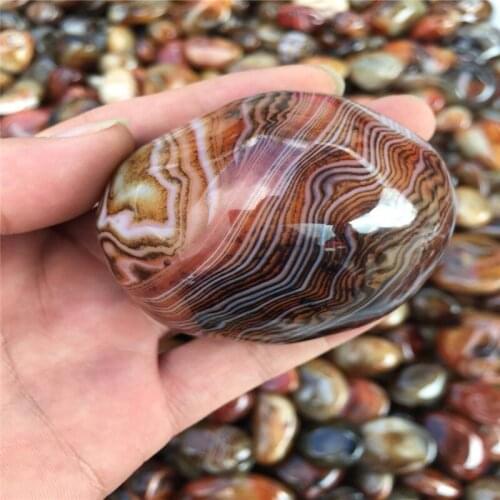 4 pieces of new fashional natural agate, smooth manube stone for decoration household furnishings