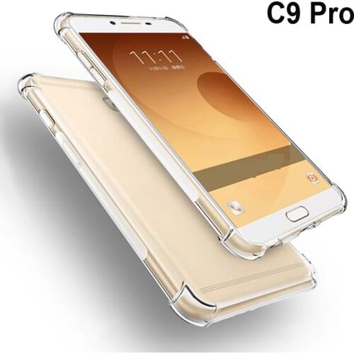 Coque For Samsung Galaxy C9 Pro Case Capa Soft Transparent TPU Airbag drop Cover Phone Case For Galaxy C9Pro back SM-C9000 shell