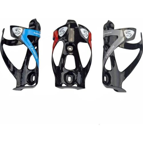 Superlogic Carbon Fiber Water Bottle Cage MTB Road Bicycle Bottle Holder MTB Road Bike Mountain Fixed Gear Bicycle Accessories