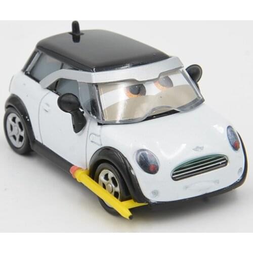Disney Pixar Cars Lightning Mcqueen Cute Mini Cooper 1:55 Diecast Metal Alloy Modle Toys For Childrens Best Gifts