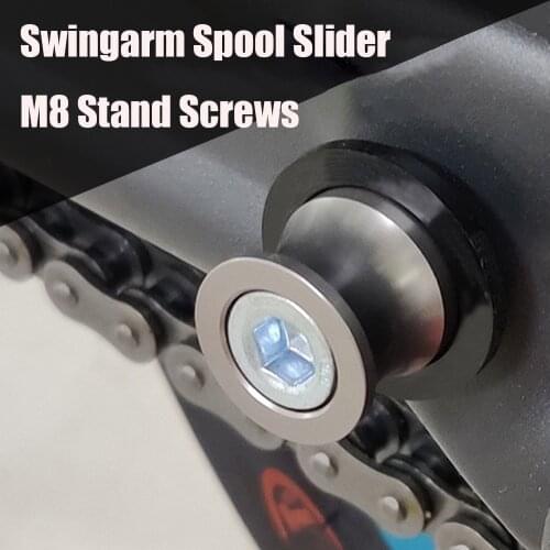 For HONDA CRF 1000L CRF1000L Africa Twin ABS 2016 2017 2018 2019 Motorcycle Accessories M8 Swingarm Spool Slider Stand Screws