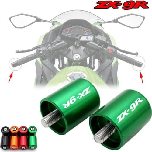 For KAWASAKI NINJA ZX9R ZX-9R 1998-2003 99 00 01 Motorcycle Accessories CNC Aluminum Handlebar Grips Bar Ends Slide Cover MOTO