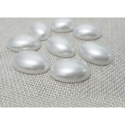 Cabochon cameo bezel Flat Back imitation Pearl Beads Decals mobile Case Glue on decor hair bow bowknot bridal choker necklace