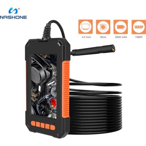 Endoscope Camera 1080P Camera Endoscope For Cars Diagnostic Piping Endoscope Rotation Waterproof 10M HD Inspection Camera 32G