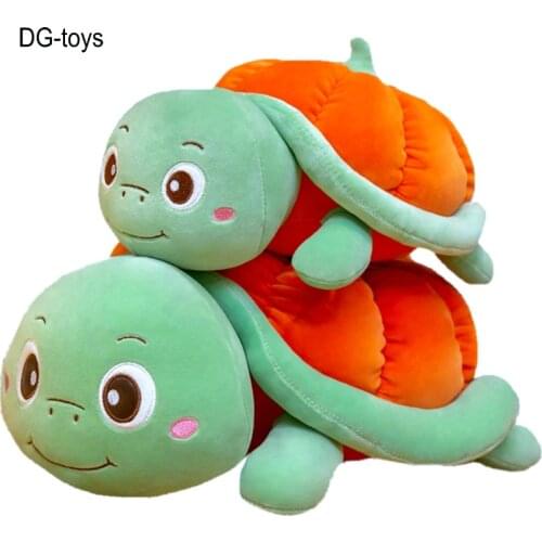 Creative Halloween pumpkin Shell turtle plush toy Stuffed pumpkin tortoise Plushies for Kids Birthday Xmas Gift for Children