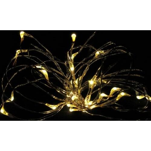 3M 30Led mini led Fairy string light Micro LED Lights Battery Operate Moon vine lamp Xmas Christmas Wedding party decor-9 colors