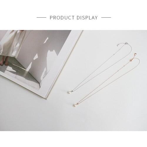 New design silver chain jewelry,real fresh water pearl pendant necklace