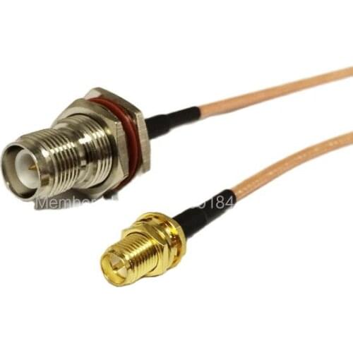 New Modem Connexion Cable RP-SMA Female Jack To RP-TNC Female Jack Connector RG316 Cable 15CM 6inch Adapter RF Pigtail