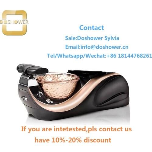 Water spa therapy equipment with uv led gel machine for pedicure spa base