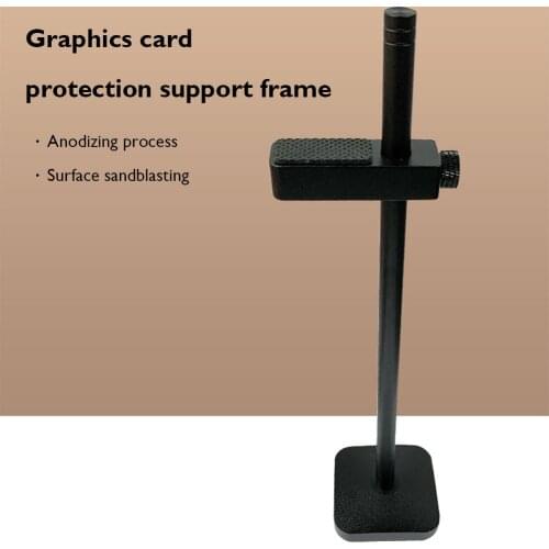 Graphics Card Support Jack Telescopic Rotary Suction Bracket Aluminum Graphics Card Stand GPU Jack Desktop PC Case Video
