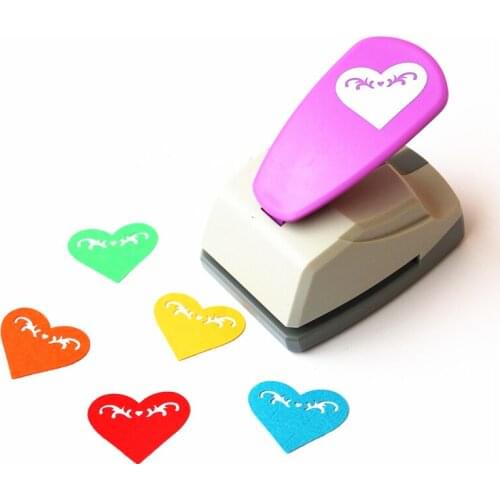 Heart punch latest design super Save effort Shaper Craft Punch Scrapbooking Punches Paper Puncher DIY tools