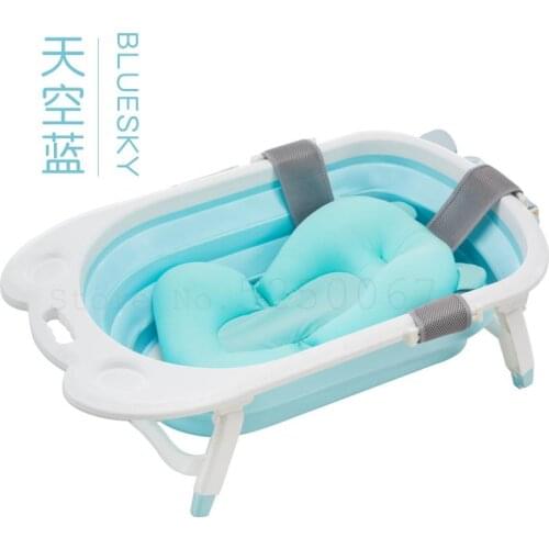 Infant Foldable Bathtub Children Bathtub Can Sit And Lie Baby Bathtub Neonatal Supplies Large Household