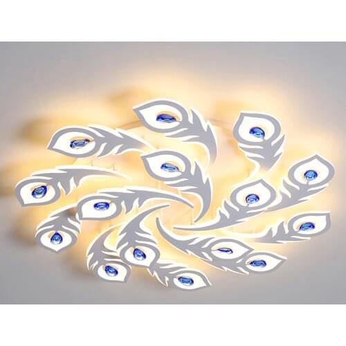 Modern LED Chandelier Ceiling Chandeliers For Living Room Bedroom Kitchen Lustre Remote Control Dimming Indoor Lighting Lights