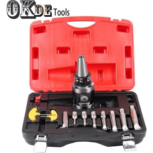 High precision SK50-NBH2084 CNC 0.01 run nout sk50 micro tool with BT shank NBH2084 system boring heads with 8pcs boring bar