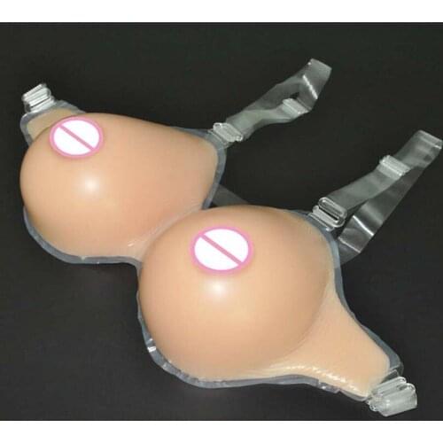 1Pair 500g A Cup Dark Artificial Breasts Beige Silicone Breast Forms Fake boobs realistic silicone breast forms crossdresser