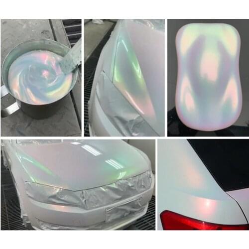 10g /lot Rainbow effect chrome chameleon automotive paint aurora Color Shifting Pigment