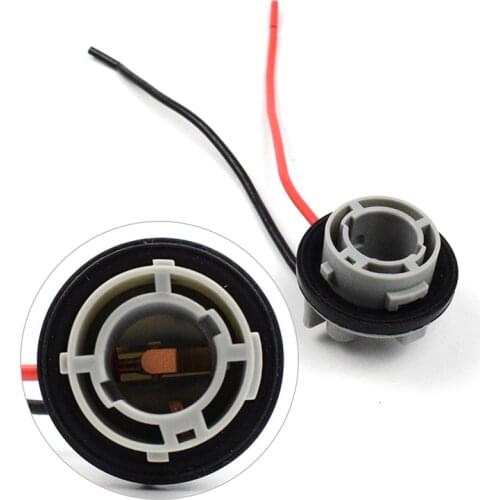 2Pcs 1156 Bulb Socket BA15S Lamp Holder P21W Adapter Base Connector