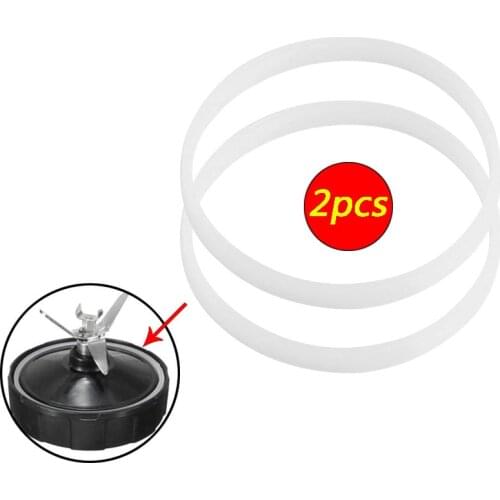 2Pcs Ninja 1000W Made quality rubber Rubber Gasket Sealing White O Ring Blender Gasket Replacement Parts for Nutri Ninja Blender