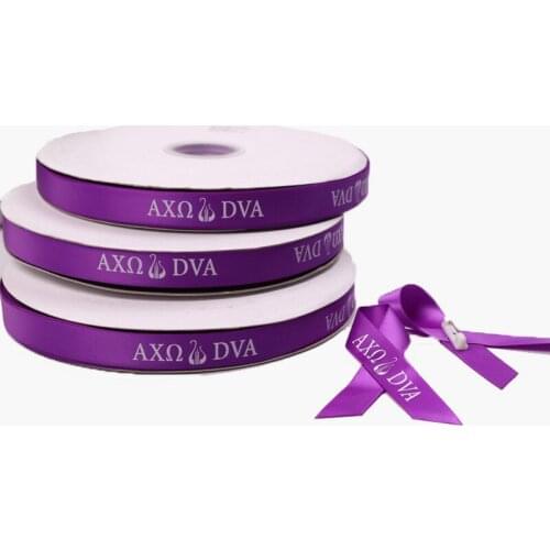 2cm 10Yard Wide Double-sided Polyester With Printed Letters Corsage Bow Ribbon Flower Packaging Gift Box Ribbon