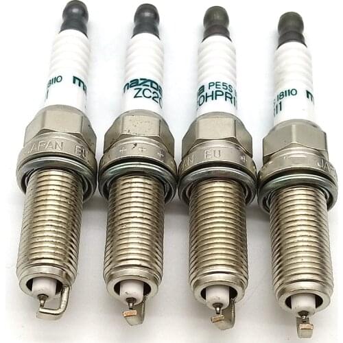 4pcs/lot ZC20HPR11 PE5S-18-110 Iridium Spark Plug For Mazda M3 M6 CX-3 CX-5 2.0 2.5 L PE5S18110 High Quality Candle